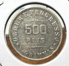 1907 Brazil Silver 500 Reis Nice Coin