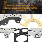 For Ducati Front Rear Brake Rotors Sport 1000 S 2007-2009 Sport 1000 2006-2008
