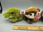 Puffkins Plush Lot Of 4 Albert Spike Jelly Bean Scooter