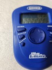 Radica Pocket Pyramid Solitaire Game Handheld Electronic Travel Blue 2005