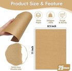 25 Sheets Brown Cardstock 8 5 X 11  92lb 250gsm Kraft Card Stock Paper  Heavy 