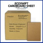1125 5x7 Ecoswift Chipboard Cardboard Craft Scrapbook Scrapbooking Sheets 5 x7 