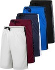  5-pack  Men s Active Athletic Moisture Wicking Performance Shorts  s-3xl 