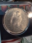 1923 Peace Silver Dollar  1 Bu Brilliant  Uncirculated 90  Silver