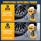 Cordless Air Compressor For Dewalt 20v Max Battery 150psi Portable Tire Inflator