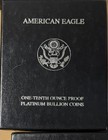 2001 1 10 Oz Platinum American Eagle Proof Ogp Us Mint Box Coa  9995 Fine