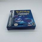 Nintendo Gameboy Advance Game Box Only Inserts Protector Pokemon Sapphire