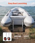 Vevor Boat Launching Wheels 500lbs 12  Aluminium Alloy Transom Wheel Rubber Tire