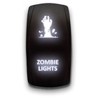 White Laser Etched Zombie Lights - 20a 12v - 3 White Zombie Lights