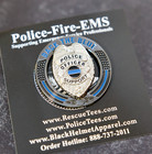Back The Blue Thin Blue Line Police Support Pin