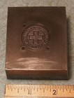 1940 Venezuela Red Cross Infirmary Pin Steel Stamping Die Robbins Rh211