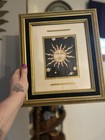Rare 1994 Vintage Celestial Sun Print  8x10    In 11x14    Frame