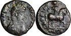 Rare Horse Arcadius    15mm  Constantinople  Ad 392-395  Roman Coin Wcoa