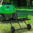 40 dethatcher Tow Behind Lawn Rake Lawn Sweeper Height Adjustable Lawn Care Tool
