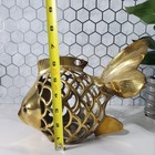 Vintage Brass Hanging Koi Fish Candle Hanging Lantern