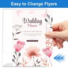 15 Pack Acrylic Sign Holder 8 5 X 11  L-shape Clear Plastic Display Stand For   