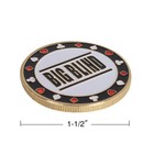 Metal Small Blind  Big Blind  Dealer Button - Set Of 3 Professional Texas Hol   