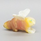 Zuni Fetish-mother Of Pearl Bee Fetish By Todd Lowsayatee-native American