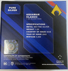 Niue 2022  Aquaman Classic 1 Oz  proof 999 Fine Silver Coin Limited To 5000 Ogp