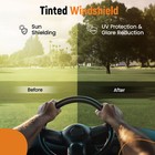 Fold Down Windshield Tinted Windscreen For Club Car Precedent 2004-up Golf Cart