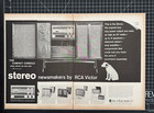 Rca Victor Stereo Dual Amplifier 6 Speakers 87 Watts Vintage Print Ad 1960