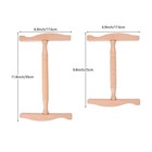 Wood Niddy Noddy Practical Sturdy Wool Winding For Knitters Supplies