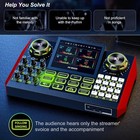 Tenlamp G9-p15 Audio Mixer Bundle With Microphone For Streaming   Karaoke