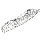 Mry-sfw Ssc955 1 1250 Military Model Kit British Undine Class Submarine