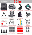 60-in-1 Action Camera Accessories Kit     Compatible With Gopro Hero 13 12 11 10 9