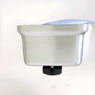 Asi 0347 Commercial Liquid Soap Dispenser   Manual Push  Stainless - 40 Oz