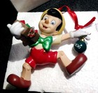 Rare 2006 Disney Christmas Through The Years Pinocchio Ornament 