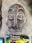 Traditional Tattooed Png Tiki Mask By Smokin  Tikis Hawaii Oceanic