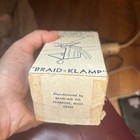 Vintage Braid-aid Braidkin Braid Klamp Original Box Booklet 