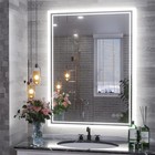 600 800mm Large Led Bathroom Mirror Light Up Wall Mounted Anti-fog Vanity Makeup