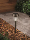 Habor Breeze Ms16mh-k5c-cb-m8 Charcoal Brown Solar Led Outdoor Path Light Kit