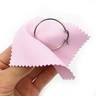 10pcs Jewelry Polish Cloth Silver Gold Watch Ring Necklace Cleaning Wipes