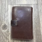 Vtg Y2k Palm Pilot M125 With Leather Franklin Covey Wallet Case Works