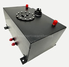Black Aluminum 8 Gallon 20  X 12  X 9  Fuel Cell   0-90 Sending Unit Gas Sender