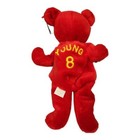 Nfl Salvino s Bammers San Francisco Steve Young  8 Red Plush Beanie Bear New Tag