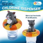 U s  Pool Supply Kitty Cat Floating Pool Dispenser  Holds 3  Tablets