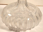 Cut Glass Decanter   Bottle With Gorham Sterling Silver Stopper