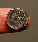 Ks12-59  Kushano-sasanian  Ardashir I  C  230-245ad    Goddess Anahita Enthroned