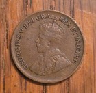 1936 Canada One Cent King George V Maple Leafs 3 24g 19 05mm Bronze Coin