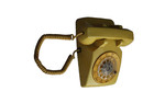 Vintage Yellow Rotary Phone 