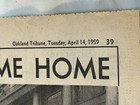 1954 Giants Baseball Newspaper Headlines Oakland Ca Giants Get Huge Welcome