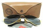 Ray-ban Usa Vintage B l Aviator  Chromax Frame Blue Changeable Lenses Sunglasses