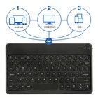 Bluetooth Keyboard Wireless For Ipad Iphone Android Mac Windows With Stand