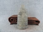 Antique Chinese Calcified Jade Hand-carved Statue Pendant C
