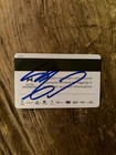 Shaquille O neal Hand-signed Hotel Card  Los Angeles Lakers  Hof 