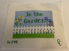 Lot Of 2 Garden Flower By Cc 51-249   51-249a Needlepoint Hand-painted Canvas